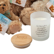 Load image into Gallery viewer, Bear Of Hope &#39;Xavier&#39; &amp; Candle