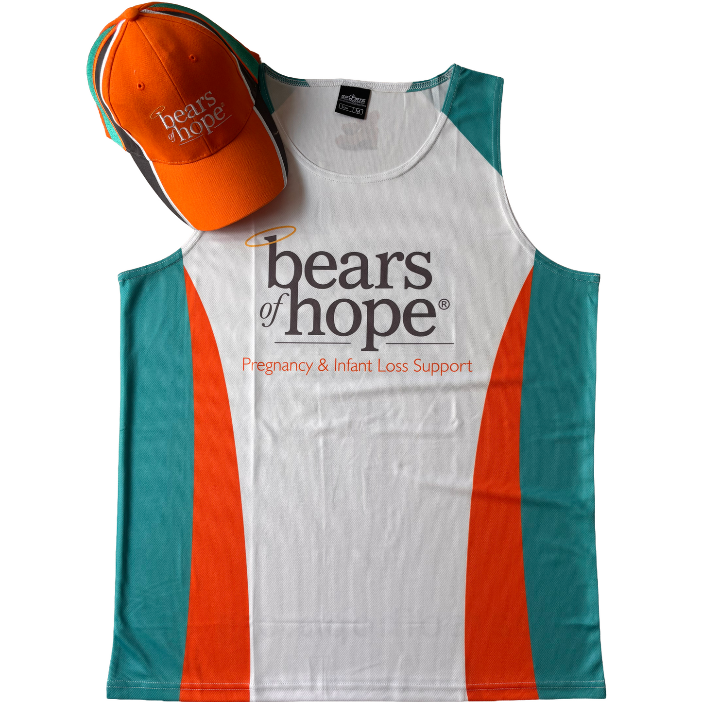 Mens sublimated singlet - personalised & cap