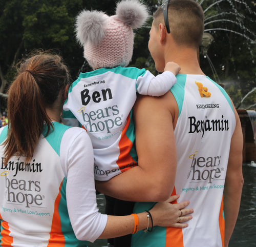 Bears Of Hope mens sublimated singlet - personalised