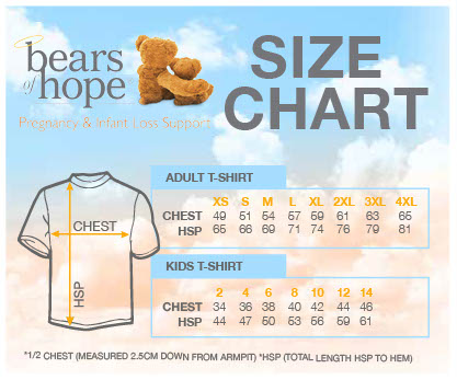 Bears Of Hope unisex sublimated tshirt - personalised & cap