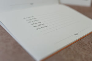 Keepsake Booklet