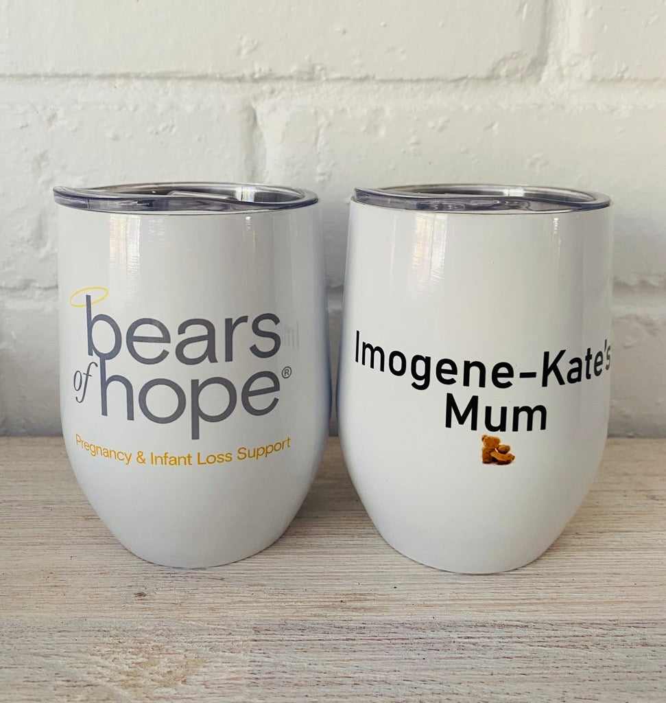 Stainless steel personalised tumbler