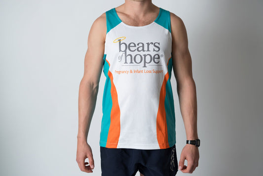 Bears Of Hope mens sublimated singlet - not personalised